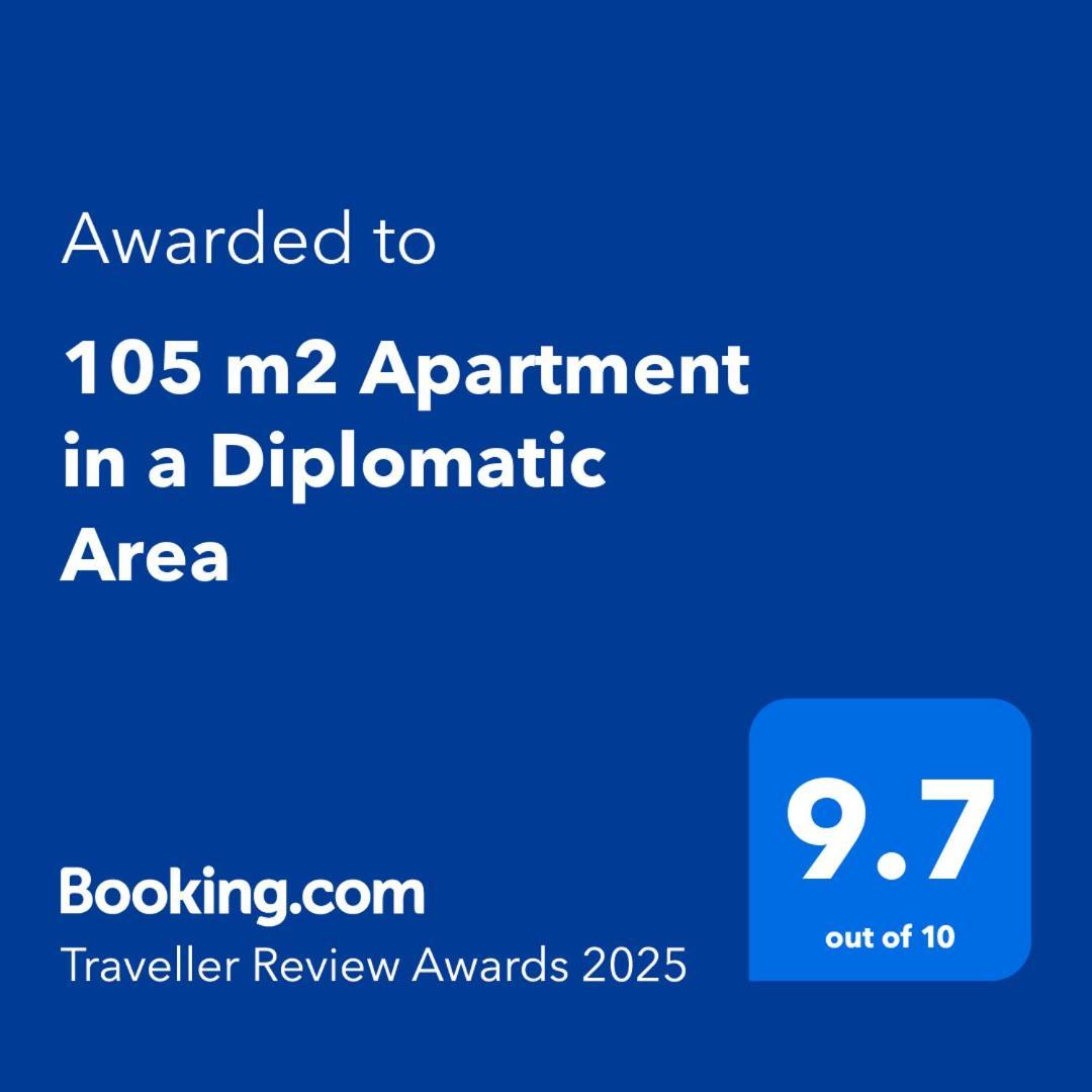 100 M2 Apartment In The Diplomatic Area Beograd Bagian luar foto